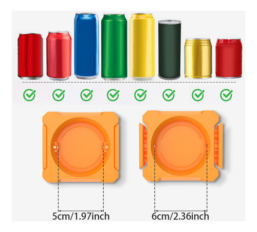 Abridor De Latas 2 En 1, Abrebotellas Plano, Portátil