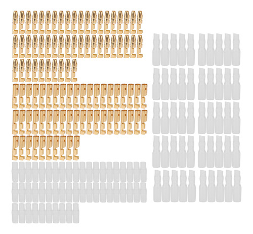 Conector De Cable Eléctrico, 200 Piezas, 4 Mm, Terminal Car,
