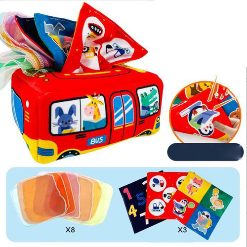 Paquete De 2 Cajas De Pañuelos For Montessori Juguetes De