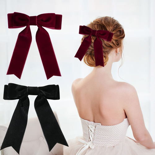 Pinzas Para El Pelo M Con Lazos Navideños Para Mujer C 1012