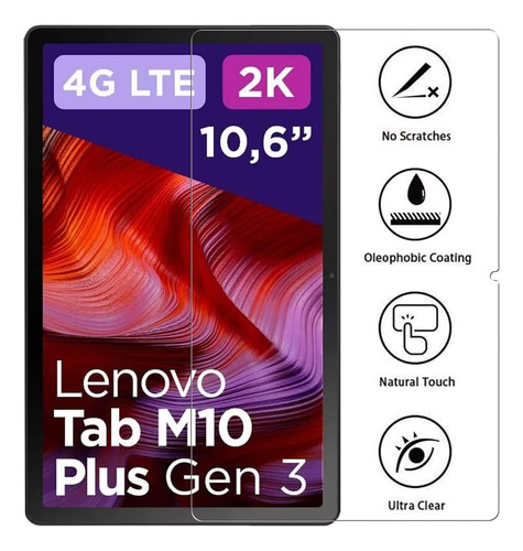 Lenovo Tab M10 Plus 3ra Gen 10.6 Tb125fu Funda Armor + Mica