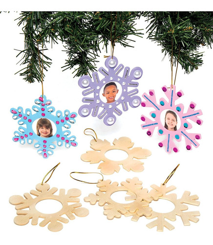 Decoraciones Navideñas Personalizadas De Copo De Nieve...