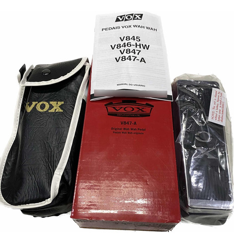Pedal Guitarra Vox Wah Wah V847 Novo Original