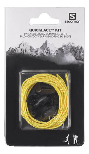 Cordones Speedcross Clima Waterproof Azul Salomon Color Amarillo