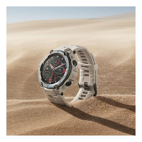Imagen 4 de 5 de Smartwatch Amazfit Sport T-Rex Pro 1.3" caja 47.7mm de policarbonato desert grey, malla desert grey de silicona A2013