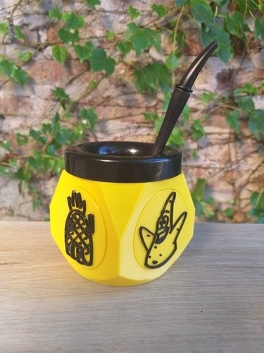 Bob Esponja Mate + Bombilla Ideal Regalo