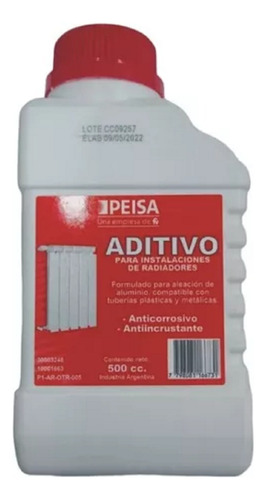 Liquido Aditivo Pasivador Peisa Para Radiadores 500cm3