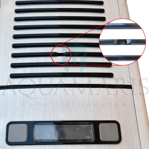 Porteiro Eletrônico Hdl Com Câmera 6 Botões Para Condomínio