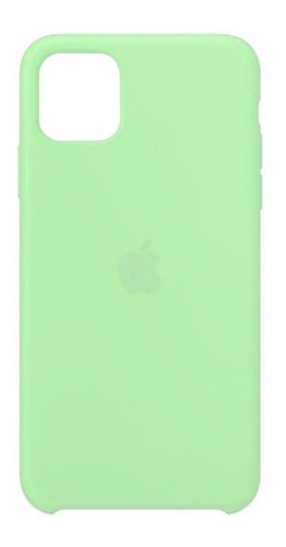 Carcasa Funda De Silicona Para iPhone 11 Pro Max Verde Claro