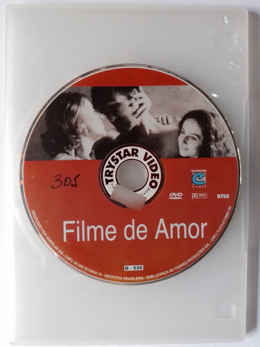 Dvd Filme De Amor Júlio Bressane Original Sem Rótulo Capa (Usado)