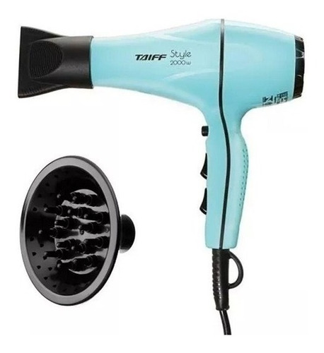 Secador de cabelo Taiff Clássica Style azul 220V