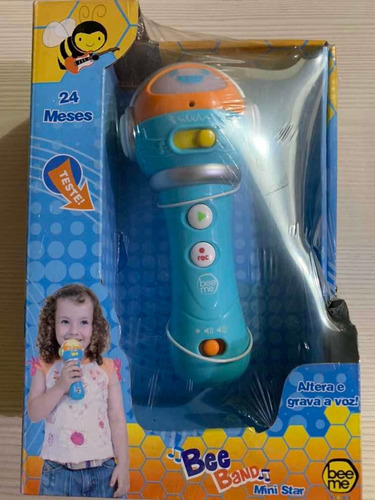 Bee Band Mini Star Microfone Musical Bee Me