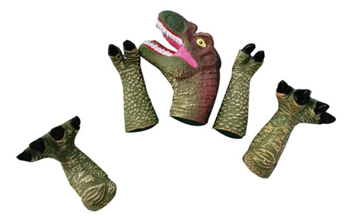 5 Piezas Dinosaurio Marionetas De Dedo Tirano-saurio Rex