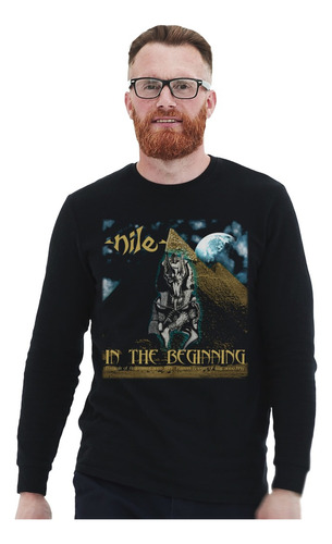 Polera Ml Nile In The Beginning Metal Impresión Directa