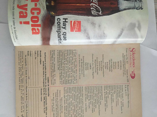 Selecciones Del Readers Digest Agosto 1975 (Usado)