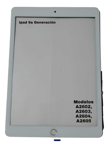 Mica Tactil Con Oca iPad 9a Generación Chip Ic + Boton Home 