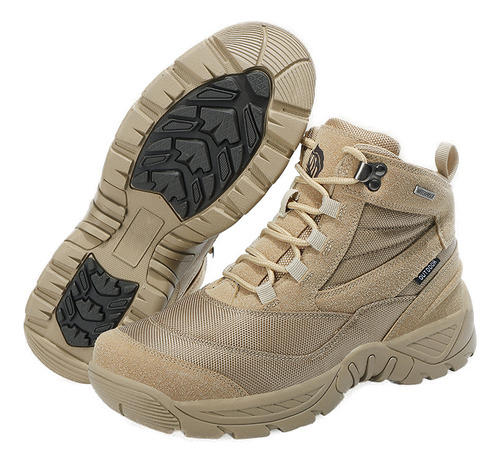 Botas Tácticas High Top Mid Tube Outdoor Combat's & Desert