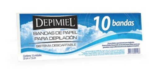 Imagen 2 de 2 de Bandas Papel 50 Unidades Depimiel Depilacion Cera