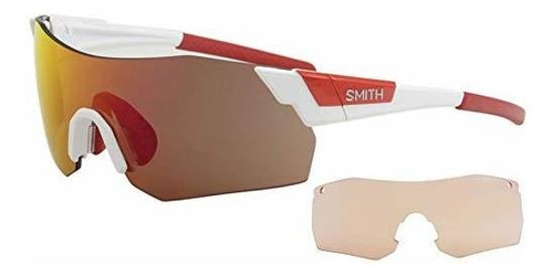 Gafas De Sol - Smith Maxn Vk6 Blanco Maxn Visera Anteojos De