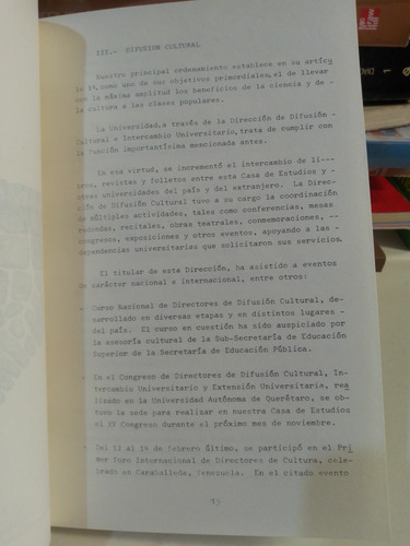 Informe Rectoria 1979-1982 - Lic. Fernando Juárez Aranda (Usado)