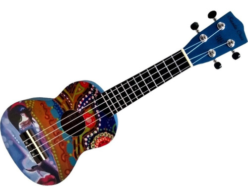 Ukelele Soprano Infantil Estampados Santa Cruz Uk300 Funda