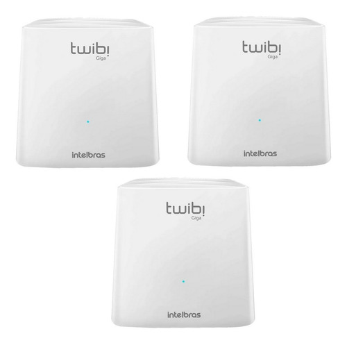 Roteador Intelbras Wi-fi Twibi Giga Wi-fi 5 Mesh 03 Pcs+app