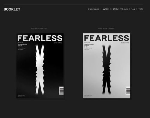 Le Sserafim - Fearless ( Set Con Ambas Versiones)