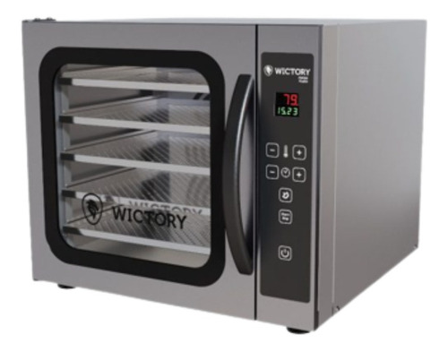 Imagem 1 de 2 de Forno de bancada elétrico Wictory WCV-535 PP prateado 110V