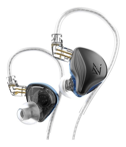 Imagen 1 de 8 de Auriculares In Ear Kz Zex Monitoreo 1dd + 1ed Con Microfono 