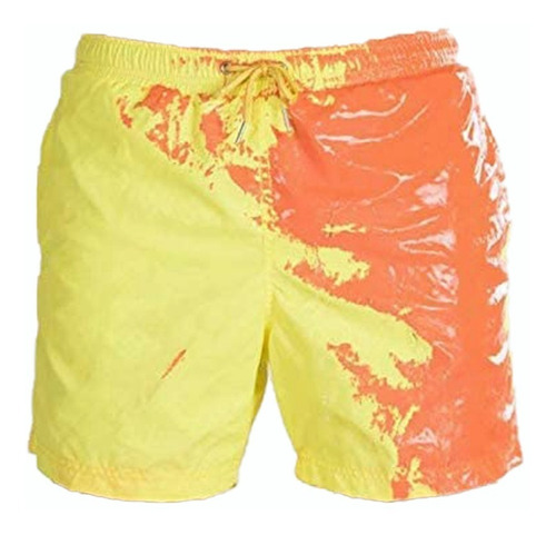 2 Pantalones Cortos De Playa Que Cambian De Color, Bañadores