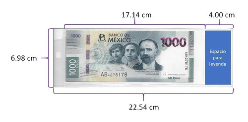 Imagen 3 de 5 de 10 Micas Hojas Bcw Para Billetes 4 Espacios 40 Billetes Std