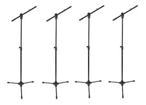 Kit 4 Pedestal Para Microfone Rmv Psu 142 + Cachimbo