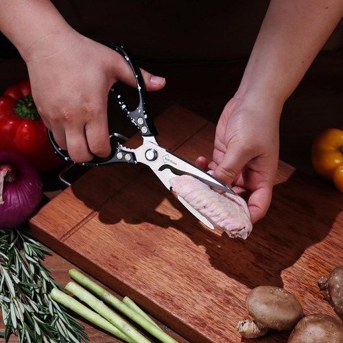 Tijeras Multiusos Para Cocina De 22,8 Cm En Color Negro