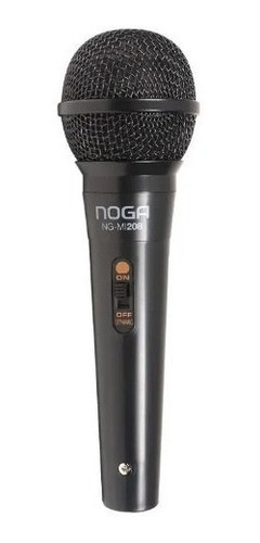 Microfono Para Parlante Karaoke Mi208 Cable 3 Metros Noga