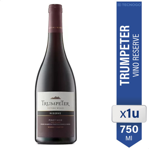 Vino Trumpeter Reserve Pinot Noir 750ml Tinto