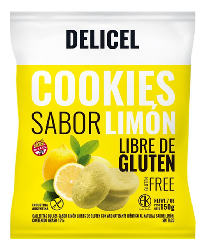 Galletitas Delicel Sabor Limón X 150 Gr