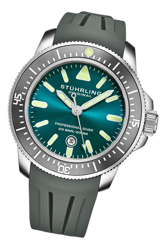 Relógio Stuhrling Original Maritimer Diver 43 Mm De Quartzo