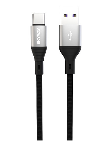 Cable Usb Tipo C Datos Carga Rápida 5a 1 Metro Mallado 