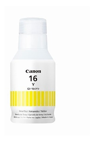 Tinta Canon Gi-16y Yellow 136 Ml  Gx6010 Gx7010