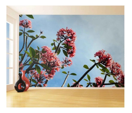 Adesivo De Parede Flores Jasmim Manga Rosa 3d 7,5m² Nfl238 | Parcelamento  sem juros