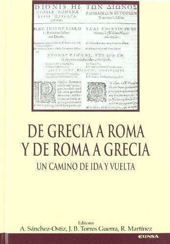 Libro De Grecia A Roma Y De Roma A Grecia . Un Cam  De Sanch