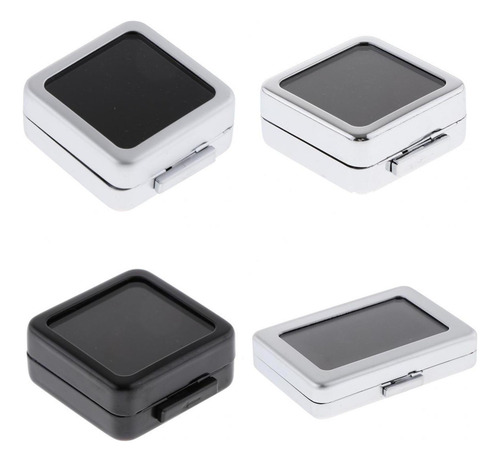 3x Caja De Joyería De Metal Organizador De Joyas De Caja De
