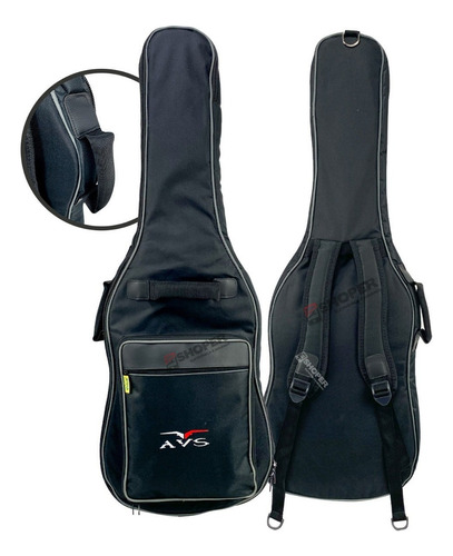 Bag Capa Para Guitarra - Super Luxo Ch200 - Acolchoado Avs