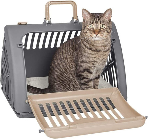 Transportadora De Viaje Plegable Para Gatos Con Colchon