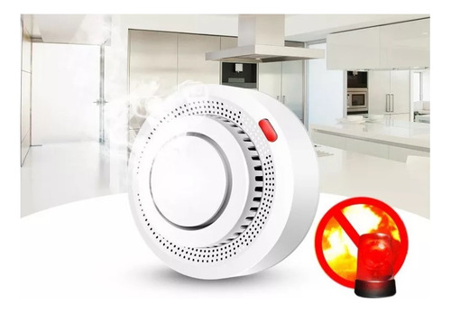 Sensor Detector Humo Contra Incendios Seguridad Wifi Tuya