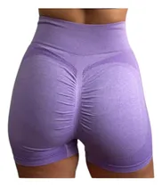 Comprar Calza Corta Push Up Frunce Levanta Cola Sin Costura Mujer