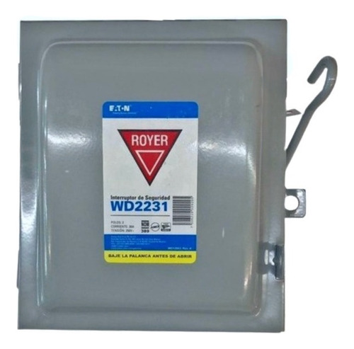 Interruptor De Seguridad De Cuchillas 3x30a Royer (wd 2231)