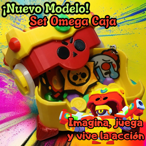 Set Omega Caja De Colección Para Brawl Stars Temática Game