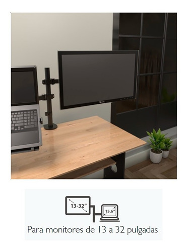 Imagen 5 de 9 de Rack Soporte De Escritorio Para Laptop Y Monitor - Gamers