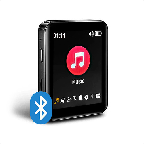 Reproductor Mp3 Bluetooth Radio Recargable Microsd Fitness